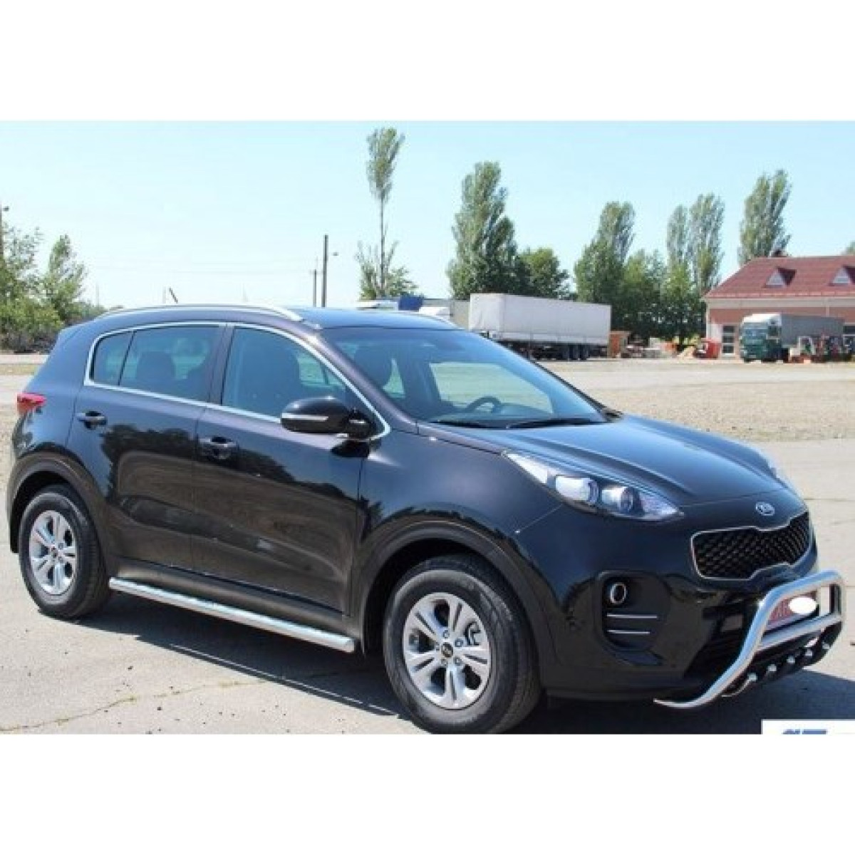 Пороги труба Kia Sportage 2016